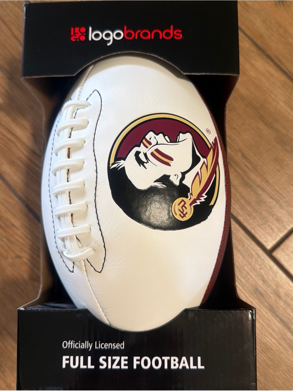 Officially Licensed White Full Size Football FSU